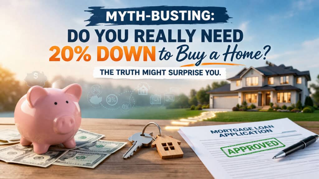 Myth-Busting: Do You Really Need 20% Down to Buy a Home? 2 Myth-Busting: Do You Really Need 20% Down to Buy a Home? 2