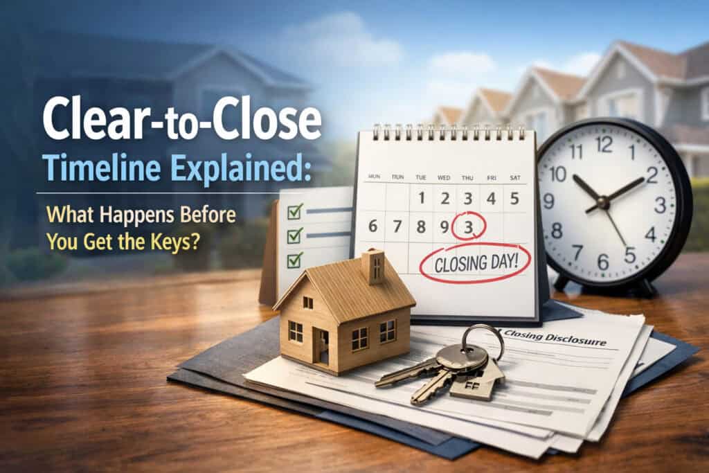 Clear-to-Close Timeline Explained: What Happens Before You Get the Keys? 1 Clear-to-Close Timeline Explained: What Happens Before You Get the Keys? 1