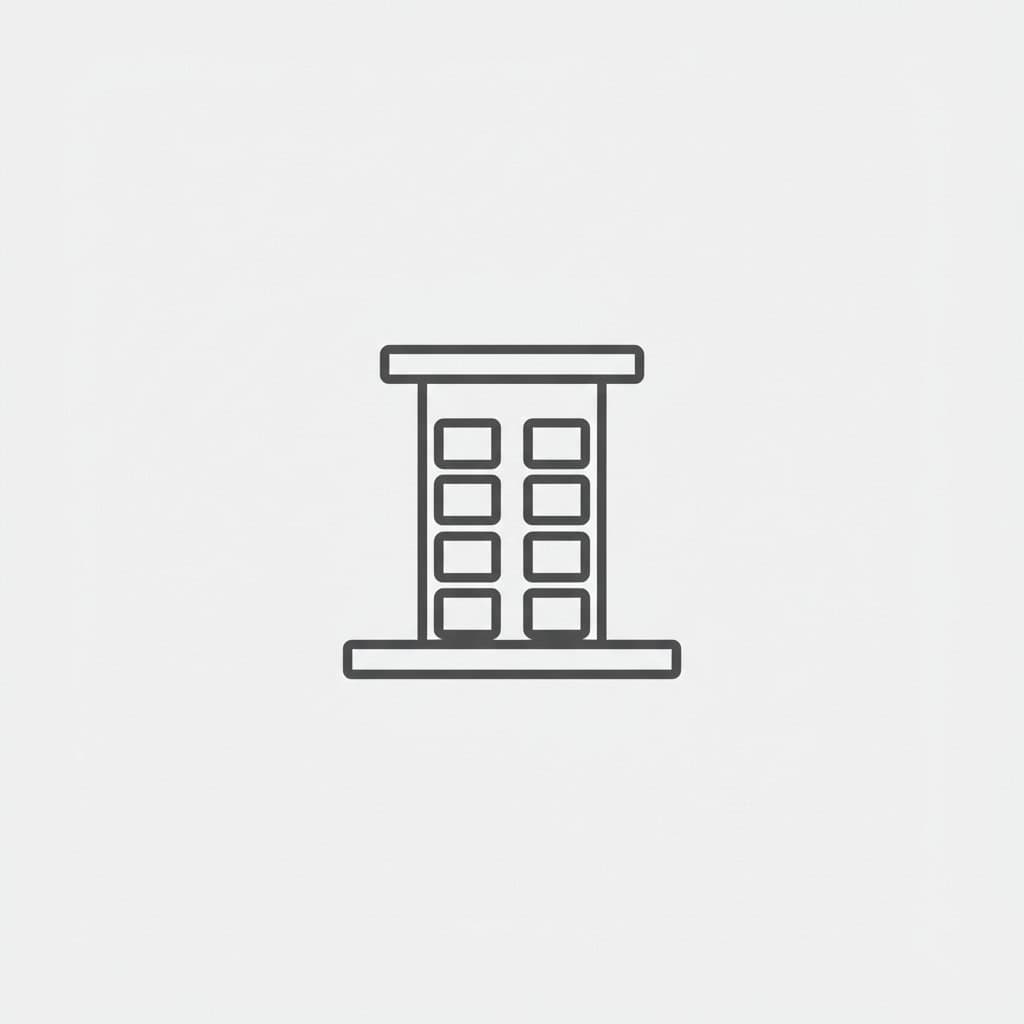 Elevator icon representing modern home construction and property loans for future homeowners.