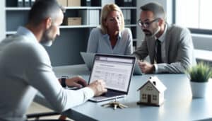 About Us 6 mortgage broker meeting with borrowers